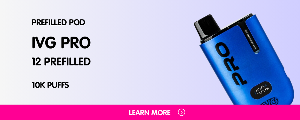 IVG Pro 12 Prefilled Pod Kit | Easy Vape with Great Flavours IVG Pro 12 Prefilled Pod Kit | Easy Vape with Great Flavours
