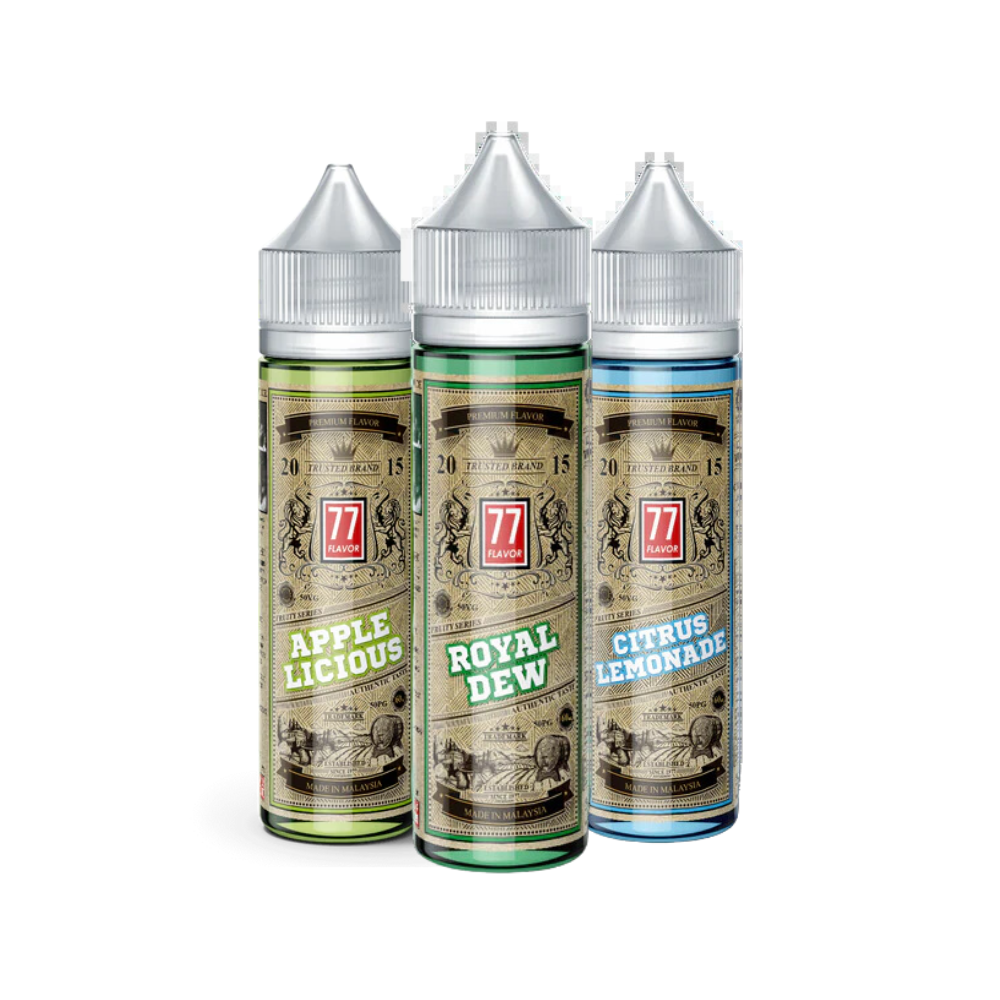 77 Flavor 50ml E-Liquid | Sale Price 2.49 77 Flavor 50ml E-Liquid | Sale Price 2.49