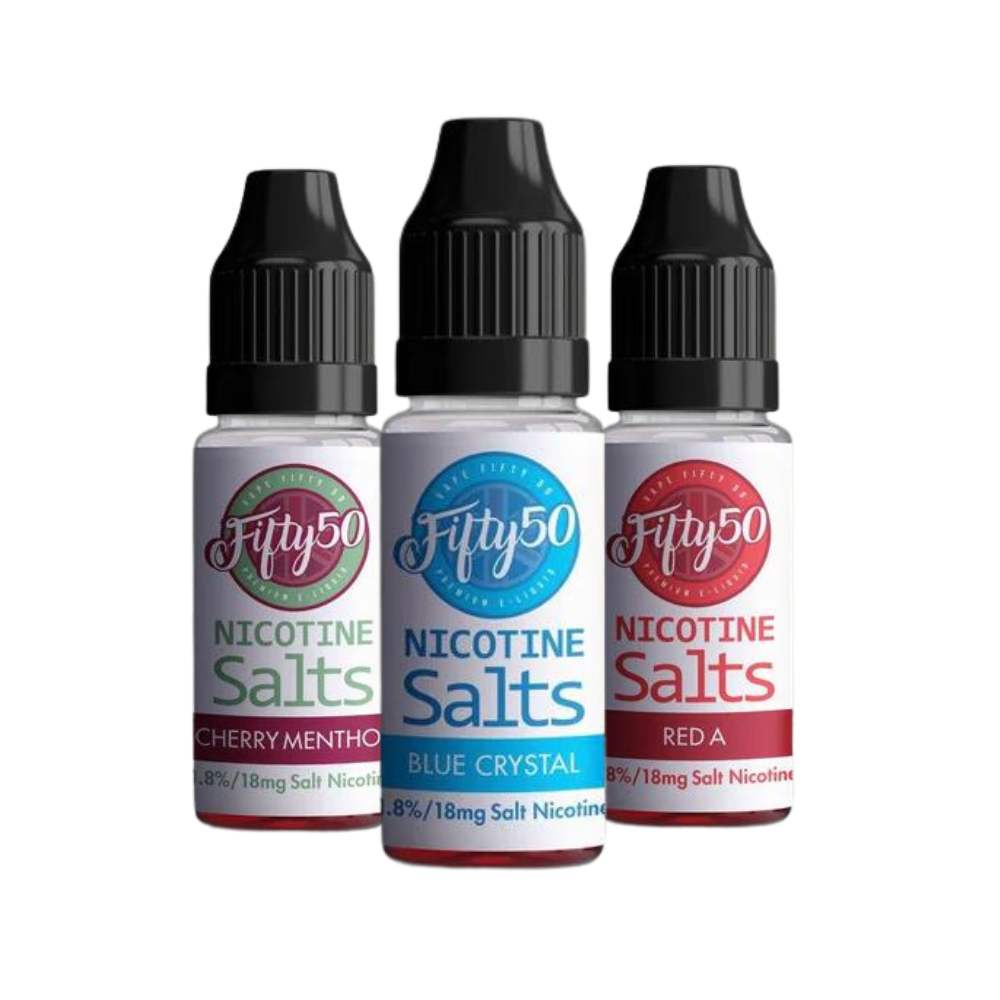 Fifty 50 Nic Salts 10ml | Sale Price 2.49 Fifty 50 Nic Salts 10ml | Sale Price 2.49