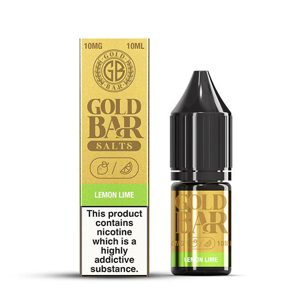 Gold Bar Salts 10ml Nic Salts_LemonLime