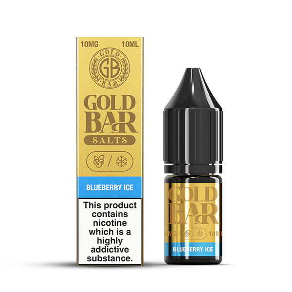 Gold Bar Salts 10ml Nic Salts_LemonLimeBlueberry_Ice