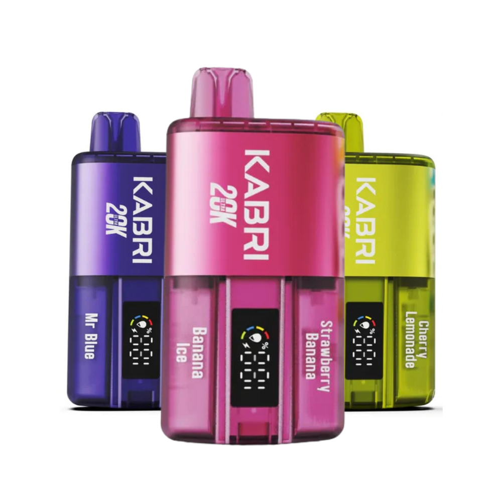 Kabri 20K Puff Ultra Disposable Vape Kit | Sale Price 11.49 | Kabri 20K Puff Ultra Disposable Vape Kit | Sale Price 11.49 |