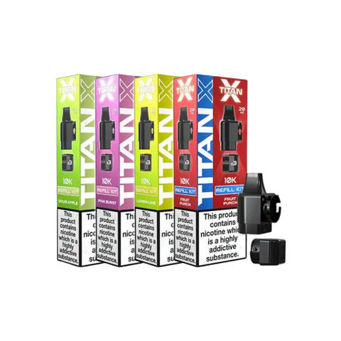 Titan X Prefilled Pods + Refill Containers
