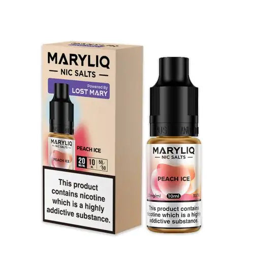 MaryLiq 10ml Nic Salts | Peach Ice