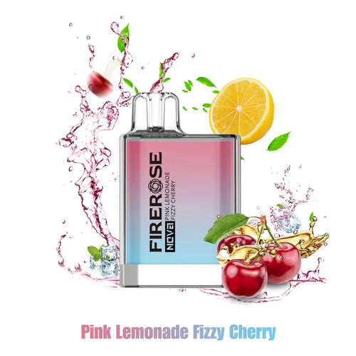 Firerose Nova 600 Disposable Vape Pod | Pink Lemonade Fizzy Cherry