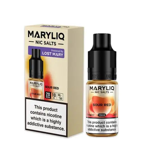 MaryLiq 10ml Nic Salts | Sour Red
