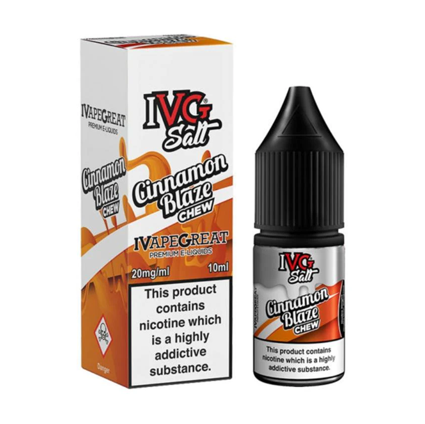 Ivg Nic Salts 10Ml E-Liquid | Cinnamon Blaze Chew Nic
