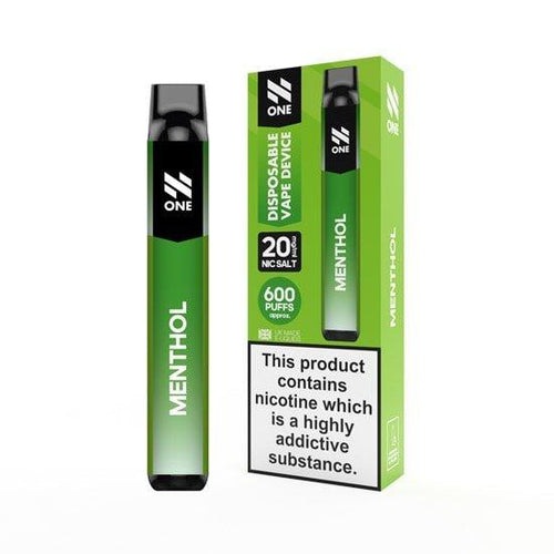 N One Disposable Vape Device 600 Puff | Menthol
