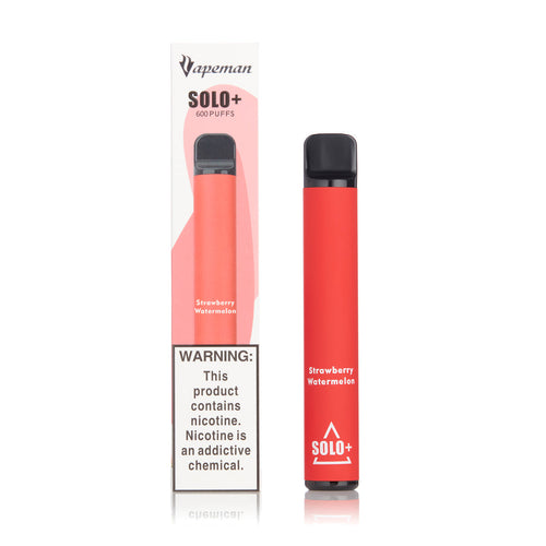 Vapeman Solo+ Disposable Pod Device 600 Puff | Strawberry Watermelon