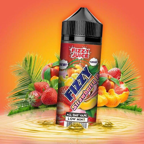 Strawberry Peach 100ml E-Liquid by Fizzy Juice