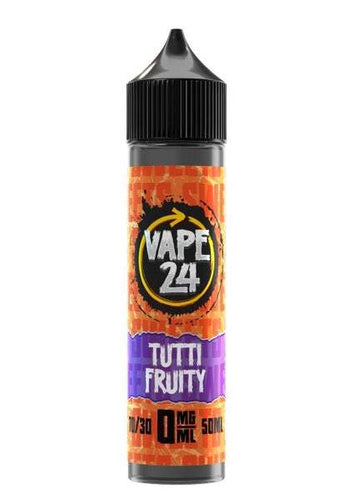 Vape 24 50Ml Short Fill - Tutti Fruity E-Liquid