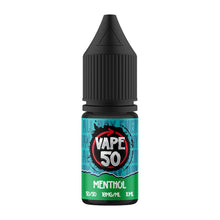 Load image into Gallery viewer, Menthol 10Ml E-Liquid By Vape 50