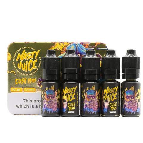 Nasty Juice Yummy Series E-Liquid - Cush Man (5X10Ml Pack)