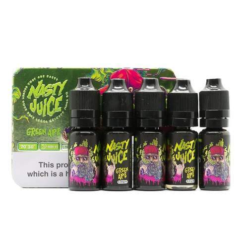 Nasty Juice Yummy Series E-Liquid - Green Ape (5X10Ml Pack)