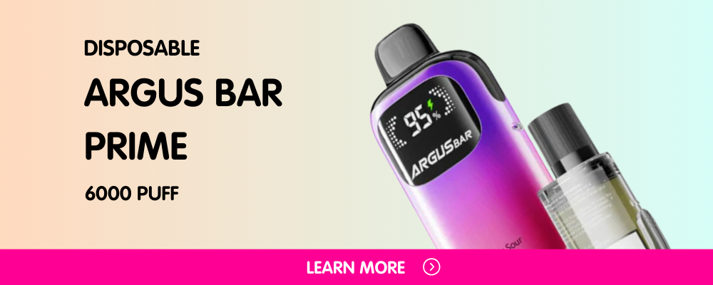 ARGUS Bar Prime 6000 Puff Disposable Device
