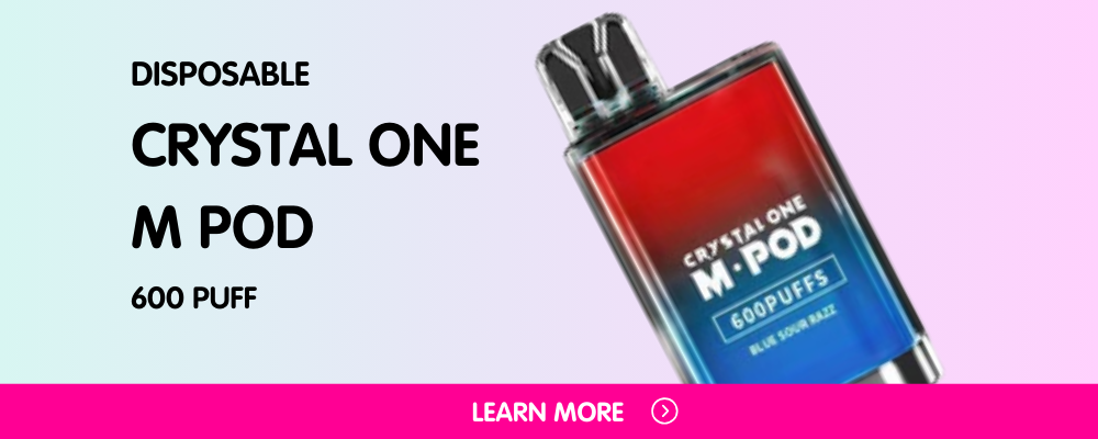Crystal One M Pod 600 Puff Disposable Device