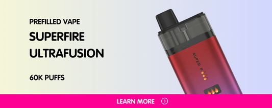 Superfire Ultrafusion 60K Prefilled Vape Pod Kit
