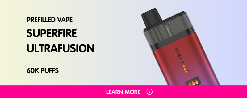 Superfire Ultrafusion 60K Prefilled Vape Pod Kit