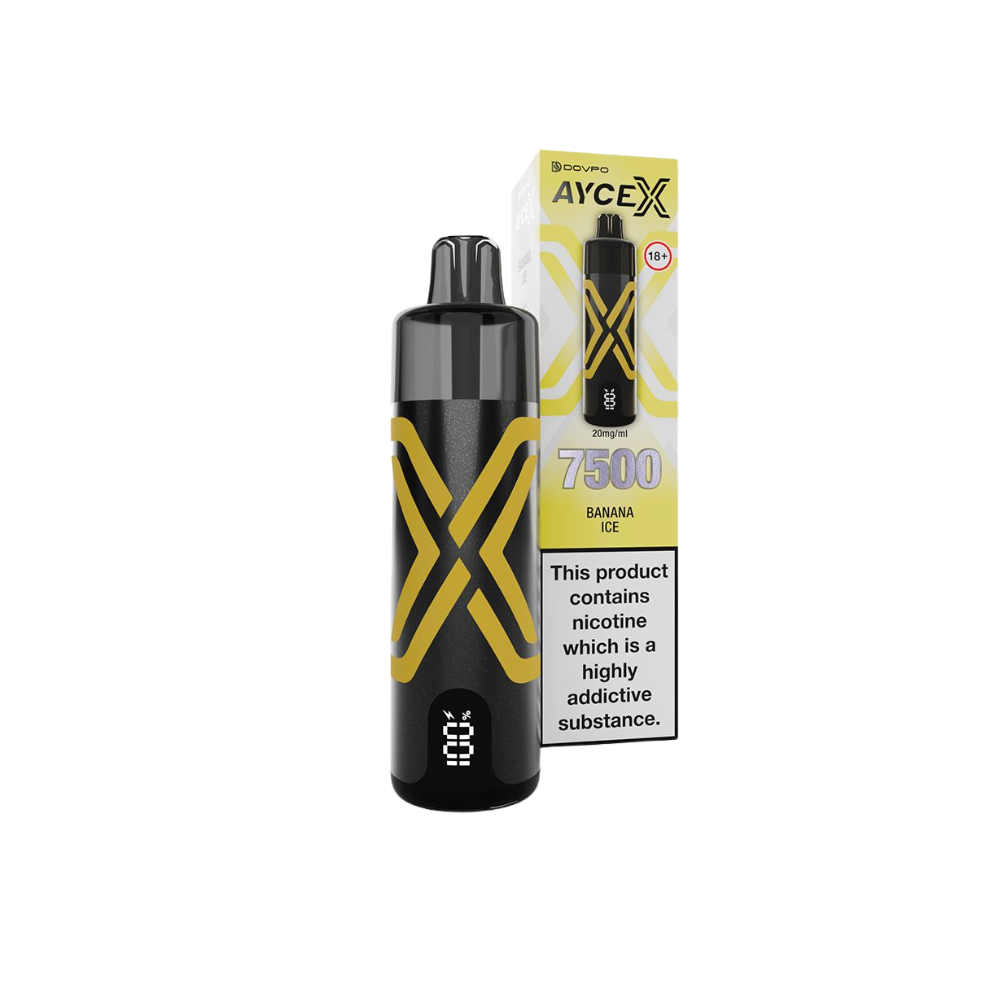 Ayce X 7500 Puff Prefilled Pod Vape Kit | Banana ice