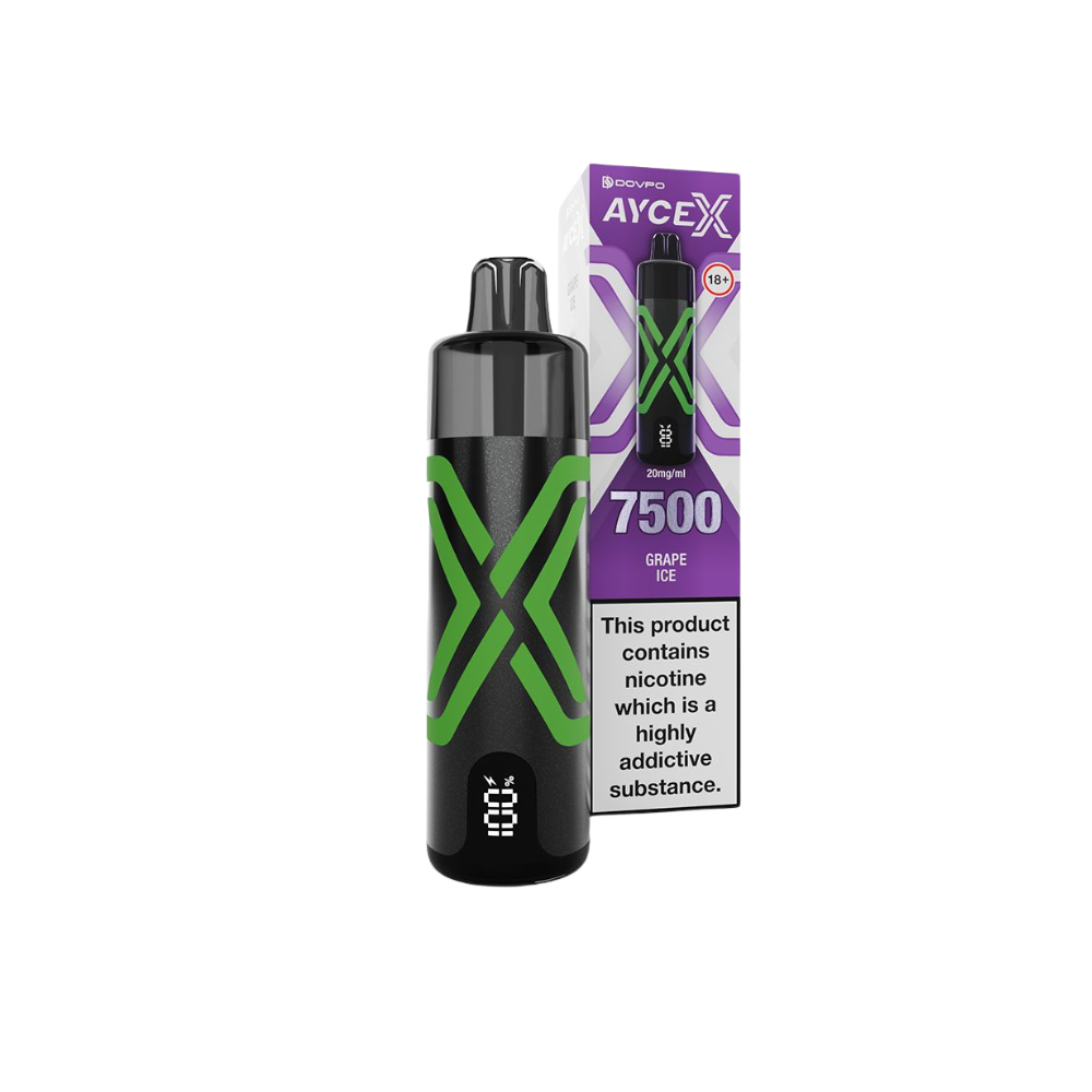 Ayce X 7500 Puff Prefilled Pod Vape Kit | Grape ice