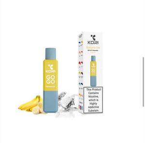 Kori Go Go 600 Puff Disposable Vape Device | Banana Ice