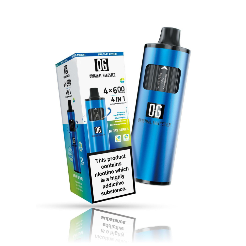 OG 2400 Puffs 4-in-1 Disposable Vape Pod Device | Offer 3.99 OG 2400 Puffs 4-in-1 Disposable Vape Pod Device | Offer 3.99