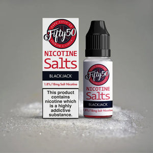 Fifty 50 Nic Salts 10ml - Black Jack