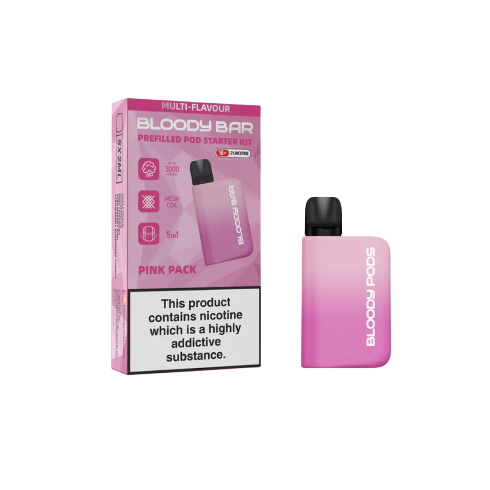 Bloody Mary Bloody Bar 3000 Prefilled Pod Vape Kit Bloody Mary Bloody Bar 3000 Prefilled Pod Vape Kit