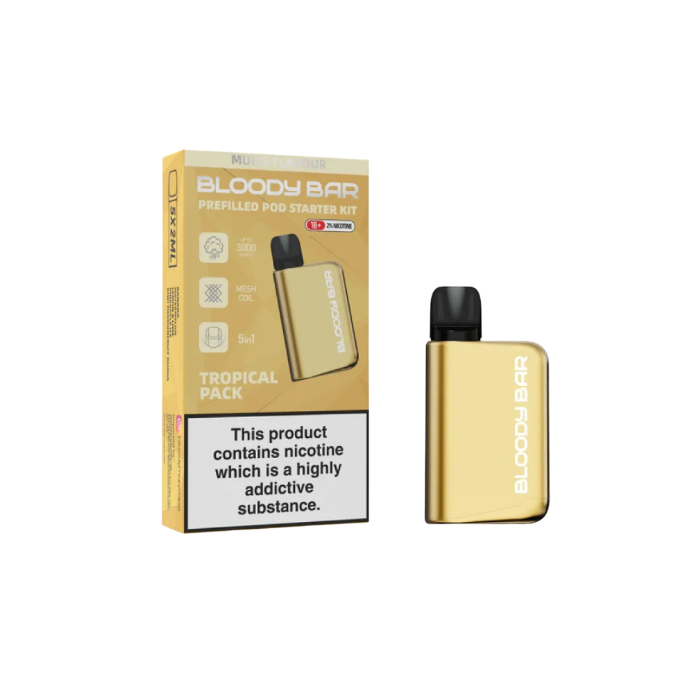 Bloody Mary Bloody Bar 3000 Prefilled Pod Vape Kit Bloody Mary Bloody Bar 3000 Prefilled Pod Vape Kit