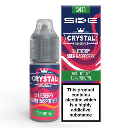 SKE Crystal Nic Salt 10ml | Blueberry Sour Raspberry
