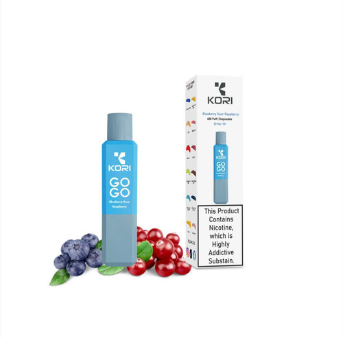 Kori Go Go 600 Puff Disposable Vape Device | Blueberry Sour Raspberry