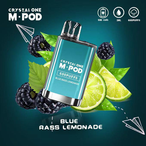 Crystal One M Pod 600 Puff Disposable Device | Blue Rass Lemonade