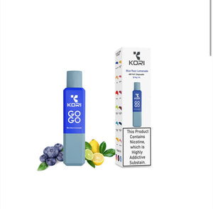 Kori Go Go 600 Puff Disposable Vape Device | Blue Razz Lemonade