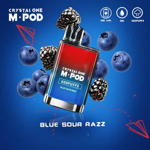 Crystal One M Pod 600 Puff Disposable Device | Blue Sour Razz