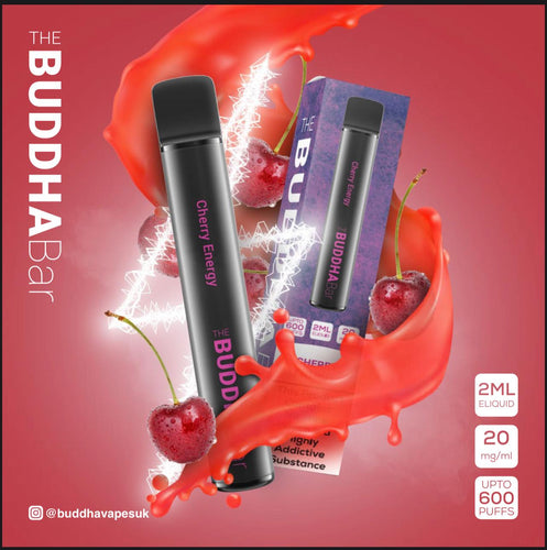 Buddha Bar 600 Puff Disposable Pod Device | Cherry Energy