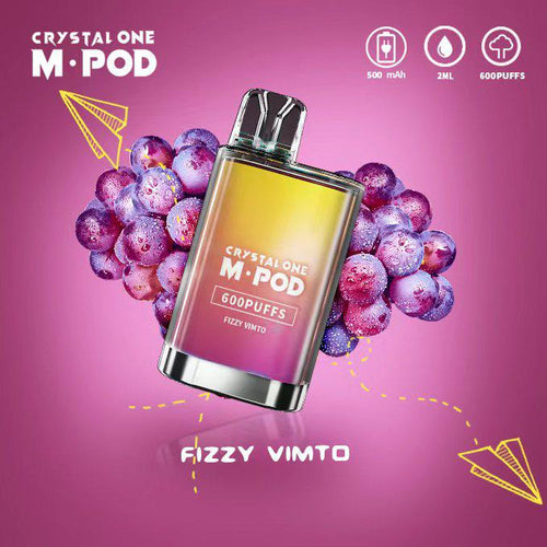 Crystal One M Pod 600 Puff Disposable Device | Fizzy Vimto