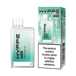 Hyppe 600 Disposable Vape Device 20MG | Fresh Mint Ice