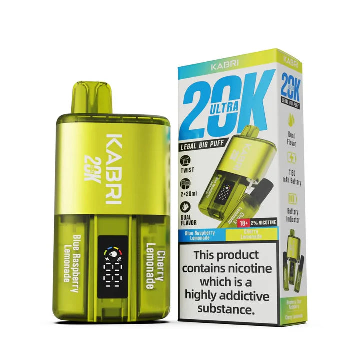 Kabri 20K Puff Ultra Disposable Vape Kit | Sale Price 11.49 | Kabri 20K Puff Ultra Disposable Vape Kit | Sale Price 11.49 |