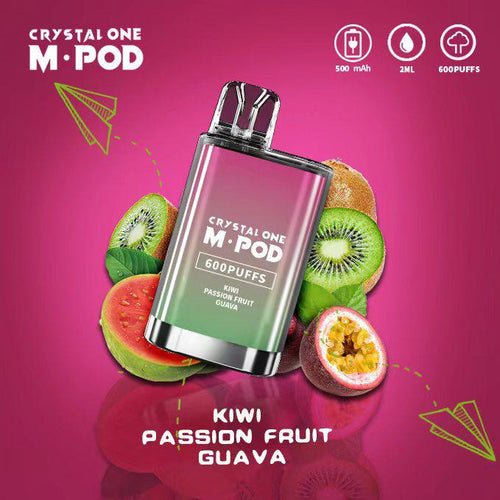 Crystal One M Pod 600 Puff Disposable Device | Kiwi Passion Fruit Guava