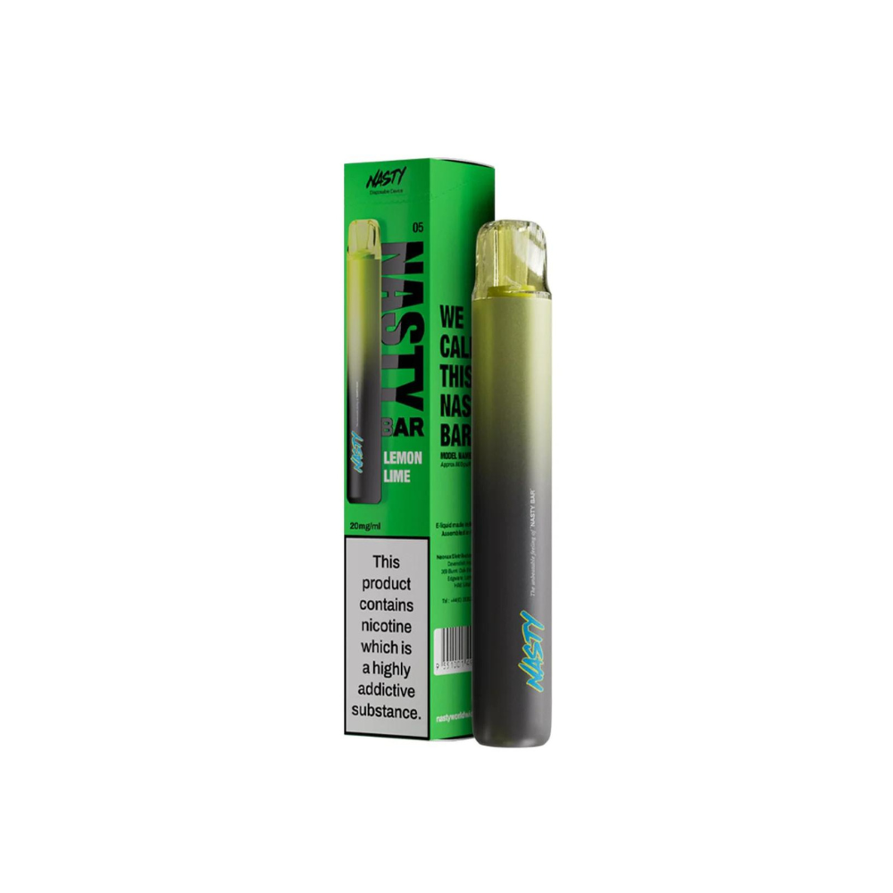 NASTY Bar DX2 Disposable Vape Device | Lemon Lime