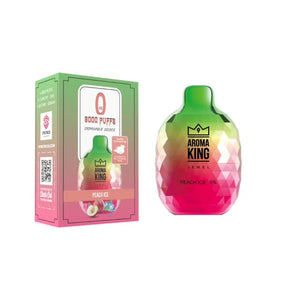 Aroma King Jewel 8000 Puffs Disposable Pod Device | Peach Ice