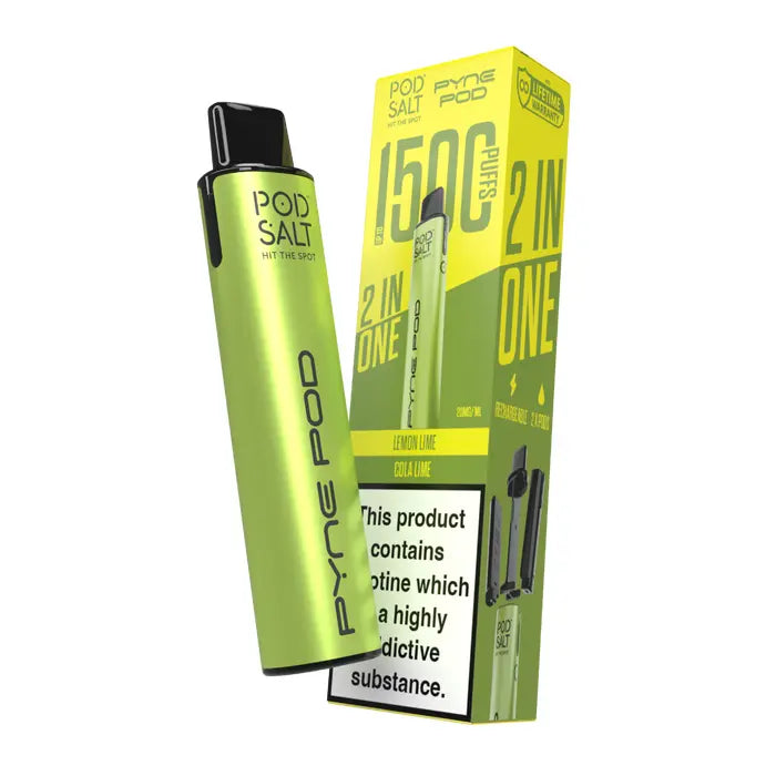 Pyne Pod 2 In 1 Vape Pod Device Pod Salt | lime_edition_2