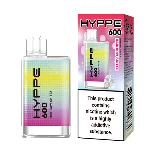 Hyppe 600 Disposable Vape Device 20MG | Rainbow Skittz