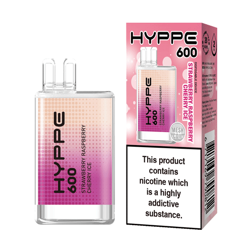 Hyppe 600 Disposable Vape Device 20MG | Strawberry Raspberry Cherry Ice