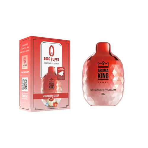 Aroma King Jewel 8000 Puffs Disposable Pod Device | Strawberry Cream