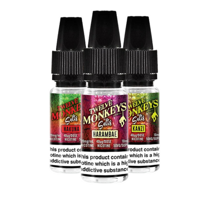 Twelve Monkeys 10ml Nic Salts