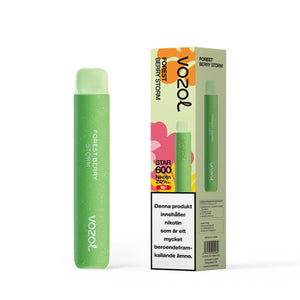 Vozol Star 600 Puff Disposable Vape Device | Forest Berry Storm