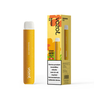 Vozol Star 600 Puff Disposable Vape Device | Banana Ice