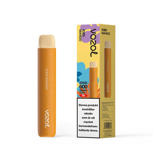 Vozol Star 600 Puff Disposable Vape Device | Iced Mango