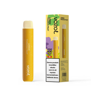 Vozol Star 600 Puff Disposable Vape Device | Lemon Passion Fruit